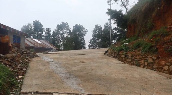 सडक स्तरोन्नति सुरु भएसँगै कोदारवासी खुसी