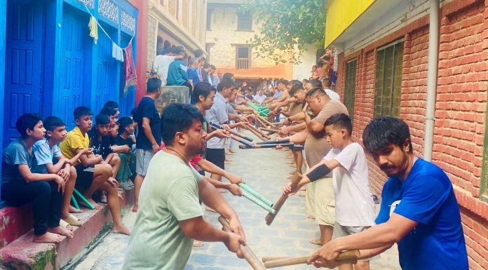 नौवर्षपछि बागलुङमा ऐतिहासिक हनुमान नाच प्रदर्शन हुँदै