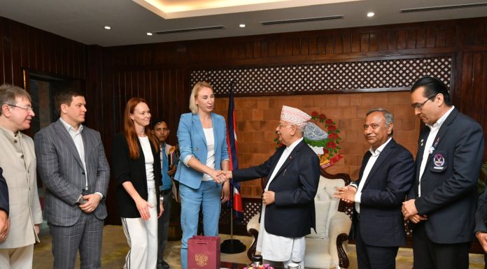 रुसी भलिबल खेलाडीसँग प्रधानमन्त्री ओलीका भावनात्मक कुरा…