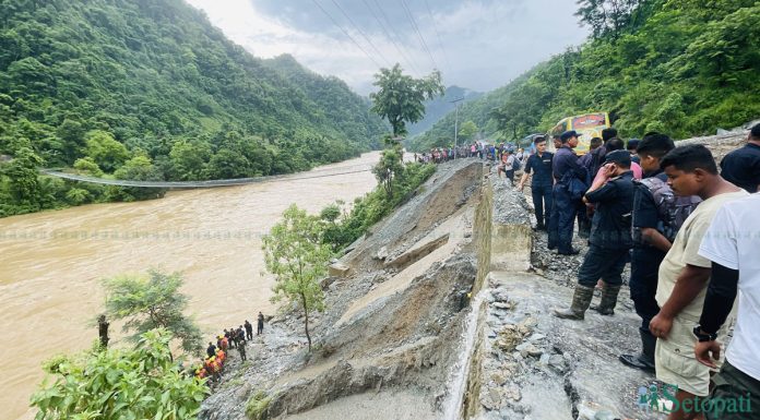 सिमलताल पहिरोः नारायणीमा भेटिएको शव बेपत्ता बसका यात्रु भएको पुष्टि