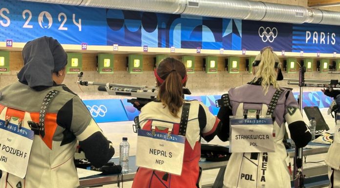 पेरिस ओलम्पिक– २०२४ को महिला १० मिटर एयर राइफलमा सुस्मिता ४२ औं स्थानमा