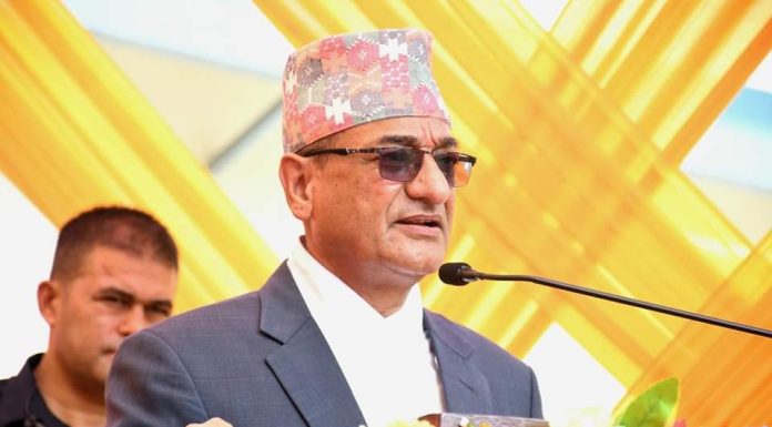 दुई ठुला दलहरु देशको विशष्टि कार्यभार सम्हाल्न एक ठाउँमा उभिएका हौं ः गृहमन्त्री