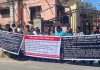 राष्ट्रिय प्रत्यारोपण केन्द्र परिसरमा विरोध प्रदर्शन बुधबार पनि जारी