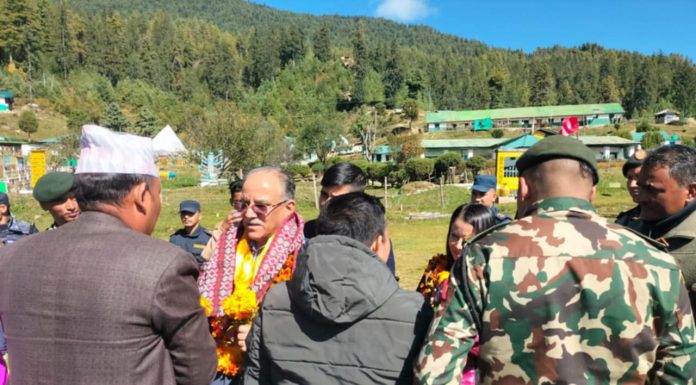 अध्यक्ष प्रचण्डले जुम्लाको जनसभालाई सम्बोधन गर्ने