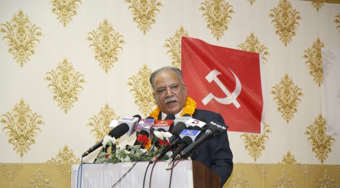 उपनिर्वाचन सुशासनका पक्षमा र भ्रष्टाचारका विरुद्ध मत जाहेर गर्र्ने अवसरः प्रचण्ड