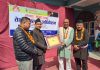 नेवा देय दबू रौतहटको अधिवेशनमा विभिन्न व्यक्तिलाई सम्मान