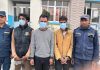 लागुऔषध सहित ३ जना व्यक्ति पक्राउ
