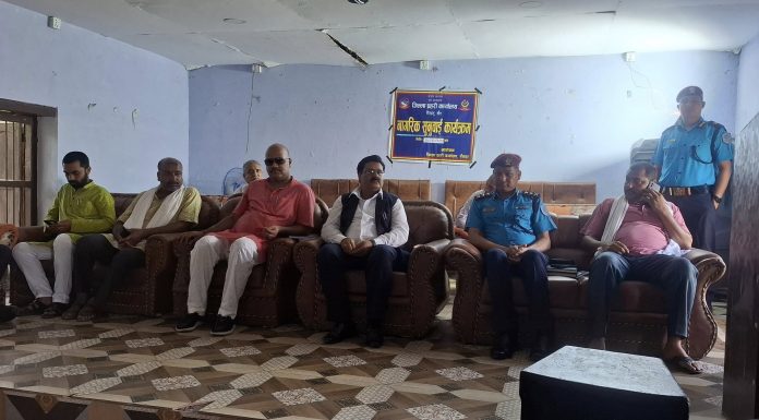 रौतहटको दुर्गा भगवती गापामा जिल्ला प्रहरी कार्यालयद्वारा नागरिक सुनवाई कार्यक्रम सम्पन ||