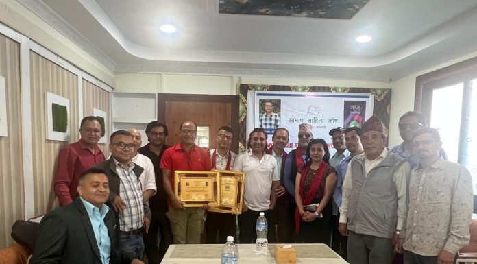 बानियाँलाई आभास साहित्य सम्मान, उत्कृष्ट साहित्य पुरस्कार ‘अर्हत्’ लाई ||