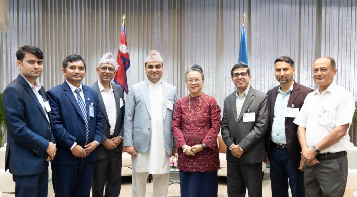 मन्त्री पौडेलले गराए नेपालको डिजिटल स्वास्थ्यका क्षेत्रमा भैइरहेका प्रयासबारे विश्व समुदायलाई जानकारी
