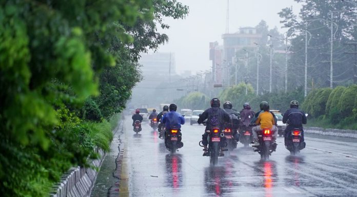 मौसम पूर्वानुमान ः यी चार प्रदेशमा भारी वर्षाको सम्भावना