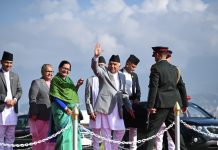 राष्ट्रपति पौडेल आज स्वदेश फर्किदै ||